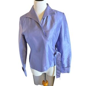 Kate Hill Women’s Lilac Silk Jacket Size 10P‎